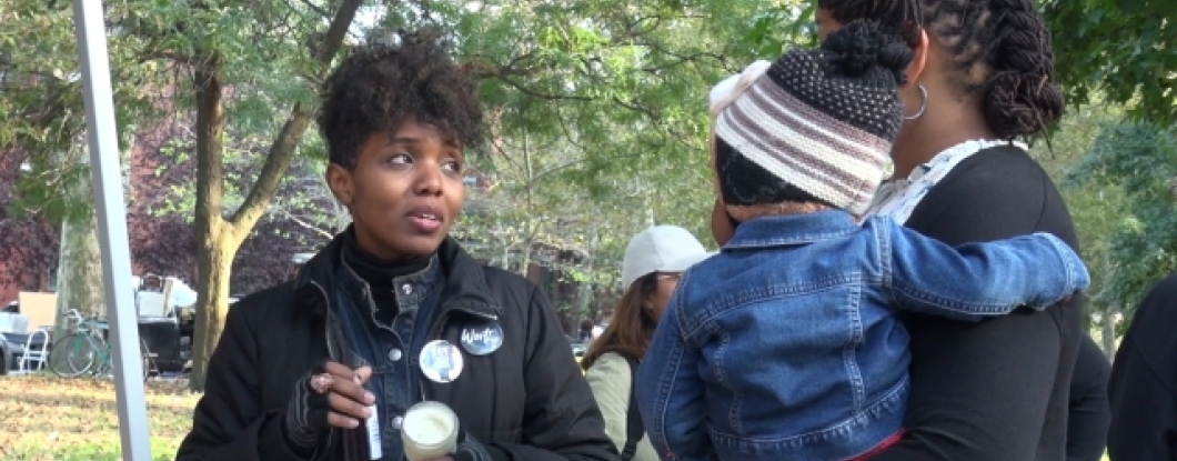 Conversation in the park